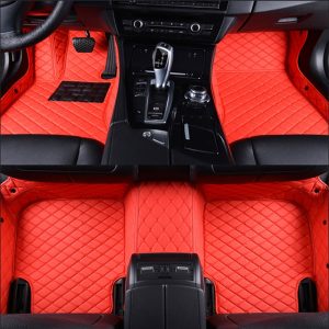 Tapis voiture rouge