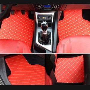 Tapis voiture universel rouge